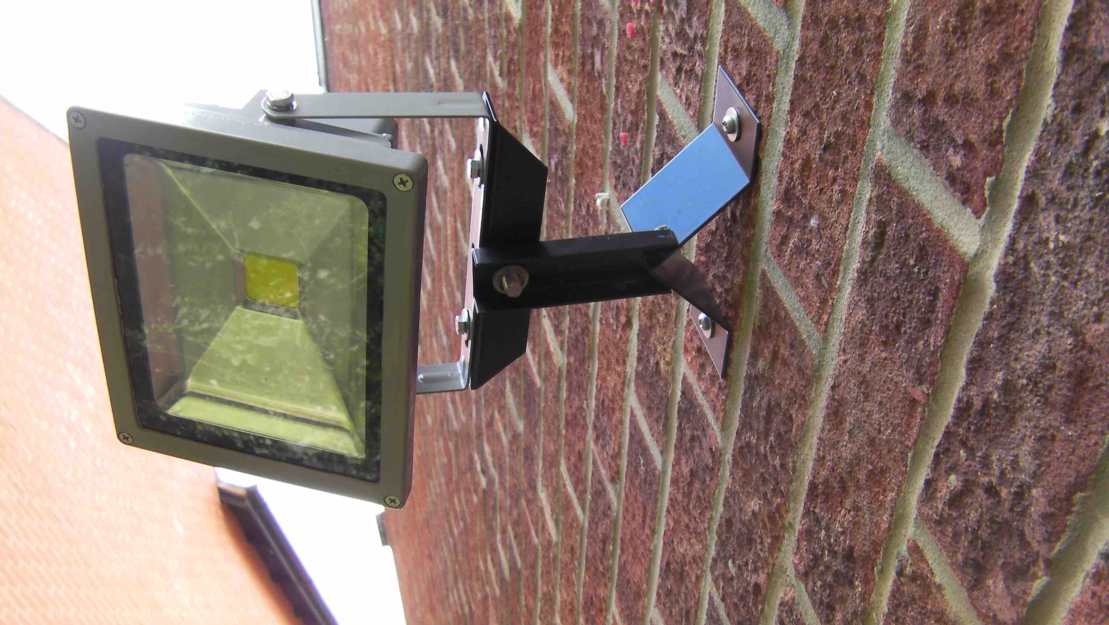 Wall Mounted Floodlight Bracket for 10 watt LED floodlights AD